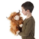 Folkmanis Hand Puppet - Highland Cow