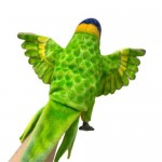 Hand Puppet - Rainbow Lorikeet 42cm - Hansa Hand Puppet - Rainbow Lorikeet 42cm - Hansa