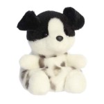 Palm Pals Plush Collectible - Dog Snorkles - black + white Palm Pals Plush Collectible - Dog Snorkles - black + white
