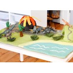 Playscape Felt - Dinosaur Land with Volcano Large Playscape Felt - Dinosaur Land with Volcano Large