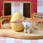 Felt Surprise Egg with Lamb Inside