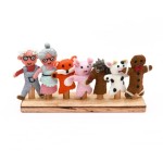 Finger Puppets Felt -  Gingerbread Man Story