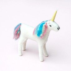 Unicorn Felt Large - White