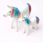 Unicorn Felt Large - White