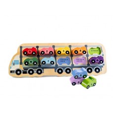 Puzzle Wooden - Cars 1-10