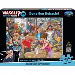 1000 pc Wasgij Puzzle Mystery #29  Donation Debacle! 1000 pc Wasgij Puzzle Mystery #29  Donation Debacle!