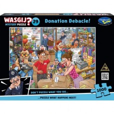 1000 pc Wasgij Puzzle Mystery #29  Donation Debacle! 1000 pc Wasgij Puzzle Mystery #29  Donation Debacle!