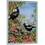 1000 pc Shirley Barber Puzzle - Australian Magpies