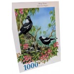 1000 pc Shirley Barber Puzzle - Australian Magpies