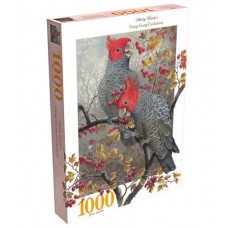 1000 pc Shirley Barber Puzzle - Gang Gang Cockatoo