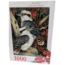 1000 pc Shirley Barber Puzzle - Laughing Kookaburras