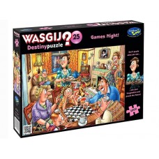 1000 pc Wasgij Puzzle Destiny #25 Games Night NEW