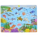 24pc Wooden Jigsaw Puzzle - Aussie Sea Animals