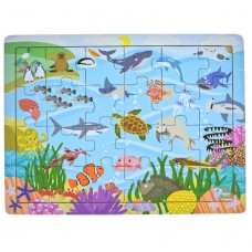 24pc Wooden Jigsaw Puzzle - Aussie Sea Animals