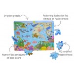 24pc Wooden Jigsaw Puzzle - Aussie Sea Animals