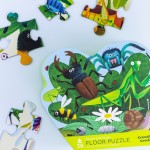 36 pc Crocodile Creek Floor Puzzle - Backyard Bugs 