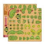 3D Puzzle Mini Adjustable - Chameleon - MierEdu