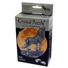 3D Crystal Puzzle - Black Wolf