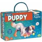 43 pc Peaceable Kingdom Shaped Floor Puzzle - Puppy