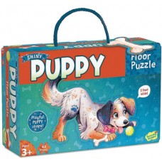 43 pc Peaceable Kingdom Shaped Floor Puzzle - Puppy