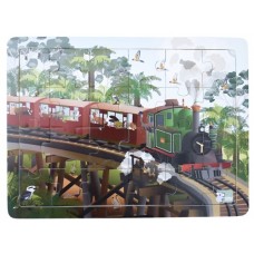 24 pc Wooden Puzzle - All Aboard with Aussie Animals