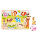 Pin Puzzle - Jungle Animals