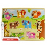 Pin Puzzle - Jungle Animals