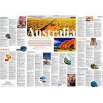 1000 pc Blue Opal Puzzle & Poster - Adventurers & Dreamers Australian Map