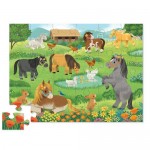 36 pc Crocodile Creek Floor Puzzle - Pretty Ponies