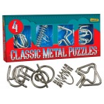Metal Puzzles - Brain Teaser - Set of 4