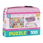 100 pc Lunch Box + Puzzle - Donuts