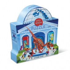 48 pc Crocodile Creek Floor Puzzle - Day at the Museum Dinosaur