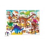 48 pc Crocodile Creek Floor Puzzle - Day at the Museum Dinosaur