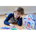 48 pc Crocodile Creek Floor Puzzle - Day at the Museum Dinosaur