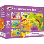 Dinosaur Puzzles - 4 in a Box - Galt 