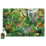 50 pc Crocodile Creek Holographic Puzzle - Jungle 50 pc Crocodile Creek Holographic Puzzle - Jungle