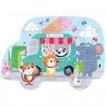 20 pc Shaped Puzzle - Ice Cream Party