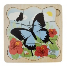 Lifecycle of a Butterfly - Wooden Layer Puzzle Lifecycle of a Butterfly - Wooden Layer Puzzle