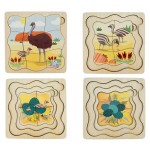 Lifecycle of a Emu - Wooden Layer Puzzle