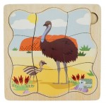 Lifecycle of a Emu - Wooden Layer Puzzle