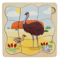 Lifecycle of a Emu - Wooden Layer Puzzle