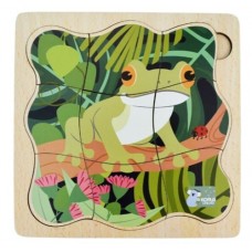 Lifecycle of a Green Tree Frog - Wooden Layer Puzzle