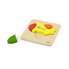 Chunky Wooden Puzzle 4 pc - Plane - Viga Toys