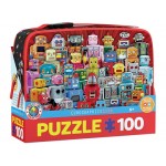 100 pc Lunch Box + Puzzle - Robots