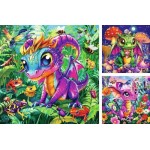 49 pc Ravensburger Puzzle - Baby Garden Dragons  3x49 pc