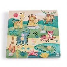 Sound Puzzle - Savannah Jungle Friends - Eurekakids