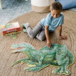 51 pc Peaceable Kingdom Shaped Floor Puzzle - Dinosaur