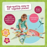 50 pc Peaceable Kingdom Shaped Floor Puzzle - Fairy