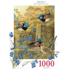 1000 pc Shirley Barber Puzzle - Superb Fairywren