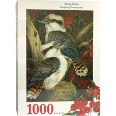 1000 pc Shirley Barber Puzzle - Laughing Kookaburras